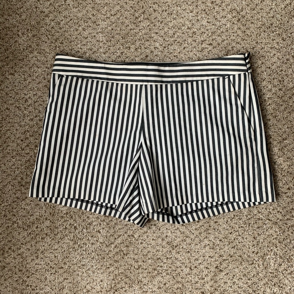 striped shorts